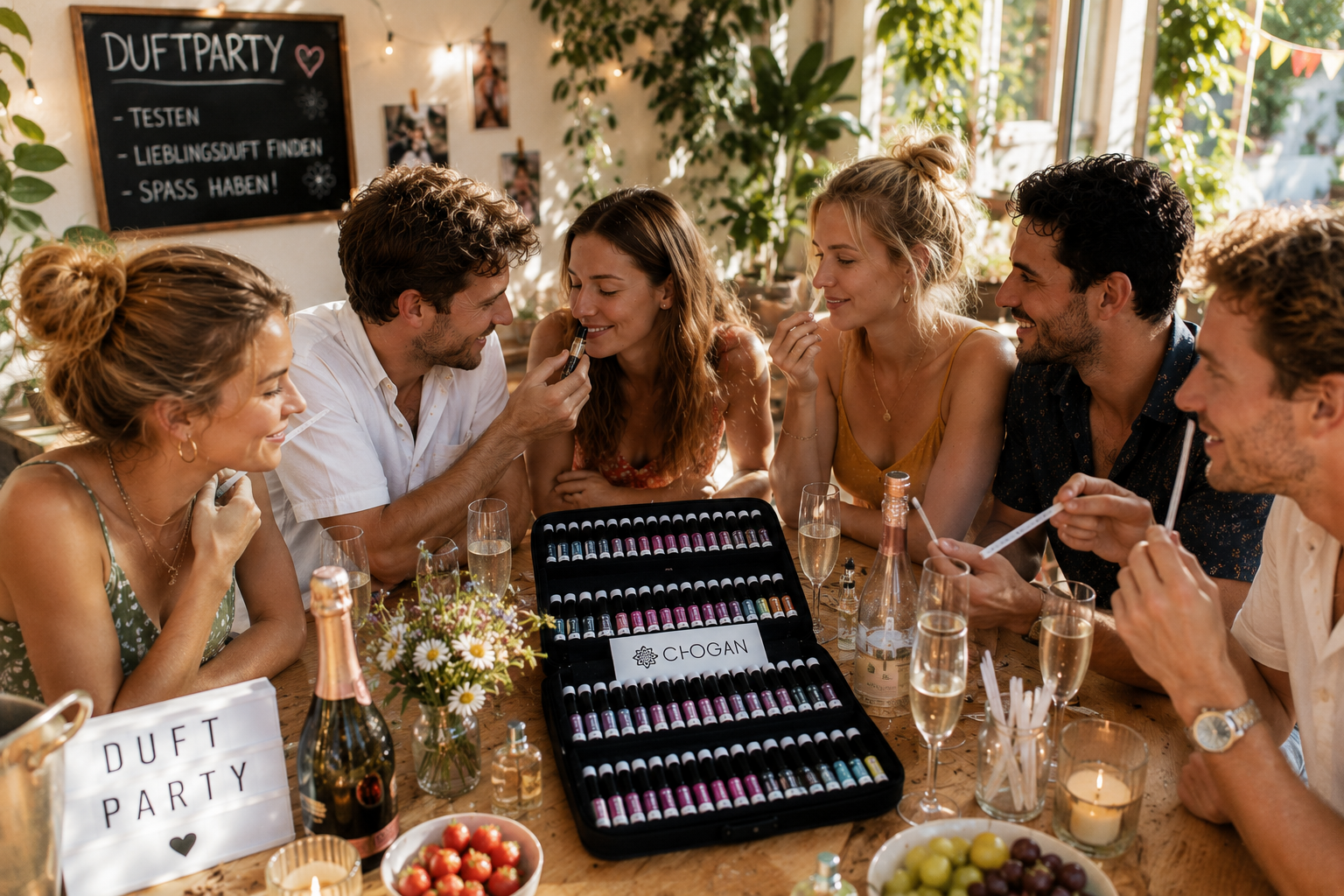 Duftparty mit Duftkoffer